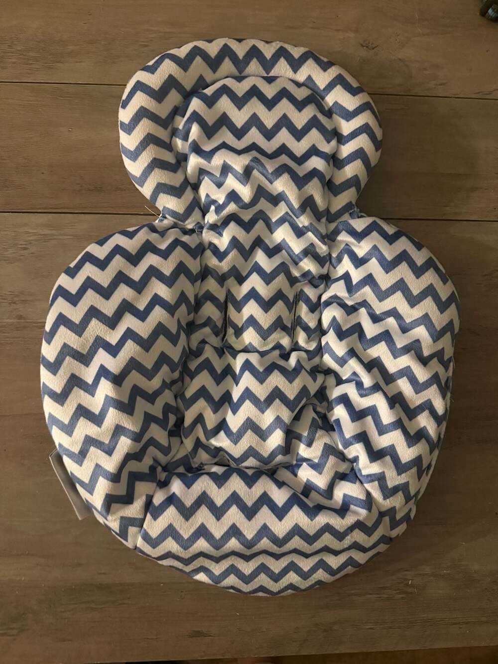BaeBae Goods Infant Insert Blue and White Chevron Reversible